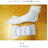 株式会社ワンピース　ウォーキング　パイル五本指ソックス